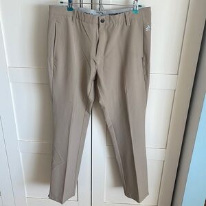 Men’s ultimate 365 Adidas pants size 34x32 tan